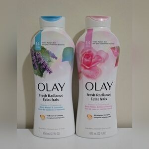 OLAY Fresh Radiance Body Wash Set 2 Bottles 22oz Ea Brand New
